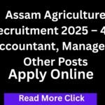 Assam Agriculture Department vacancy 489 posts