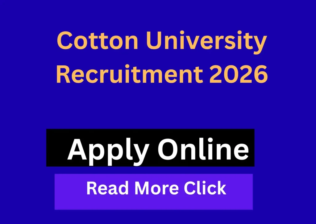 Cotton University Recruitment 2026 Junior Assistant Jobs