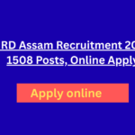 PNRD Assam Recruitment 2026