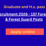SEO Title: BTC Kokrajhar Recruitment 2026 – 157 Forester & Forest Guard Posts