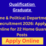 Home & Political Department Recruitment 2026: Apply Online for 22 Home Guard Posts